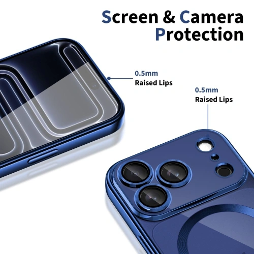 Etui Tech-Protect Flexair Magflex Magsafe iPhone 17 Pro Max Shiny Deep Blue Etui Tech-Protect Flexair Magflex Magsafe iPhone 17 Pro Max Shiny Deep Blue