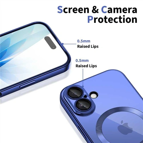 Etui Tech-Protect Flexair Magflex Magsafe iPhone 17 Shiny Mist Blue Etui Tech-Protect Flexair Magflex Magsafe iPhone 17 Shiny Mist Blue