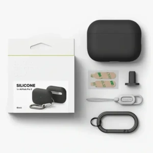 Etui Ringke Silicone Apple AirPods Pro 3 Black Etui Ringke Silicone Apple AirPods Pro 3 Black