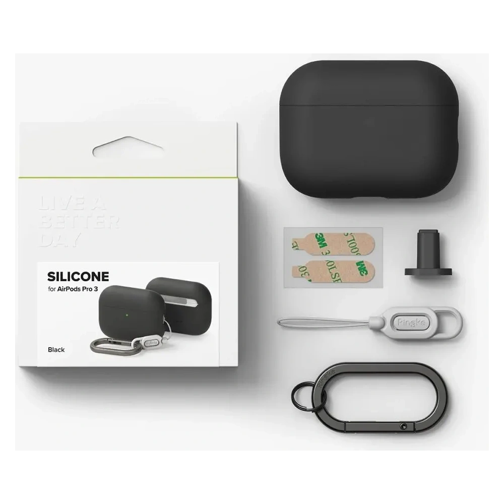 Etui Ringke Silicone Apple AirPods Pro 3 Black
