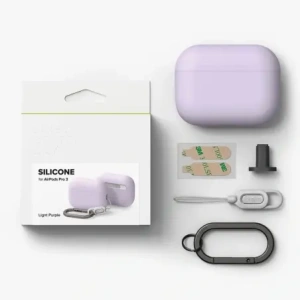 Etui Ringke Silicone Apple AirPods Pro 3 Light Purple Etui Ringke Silicone Apple AirPods Pro 3 Light Purple