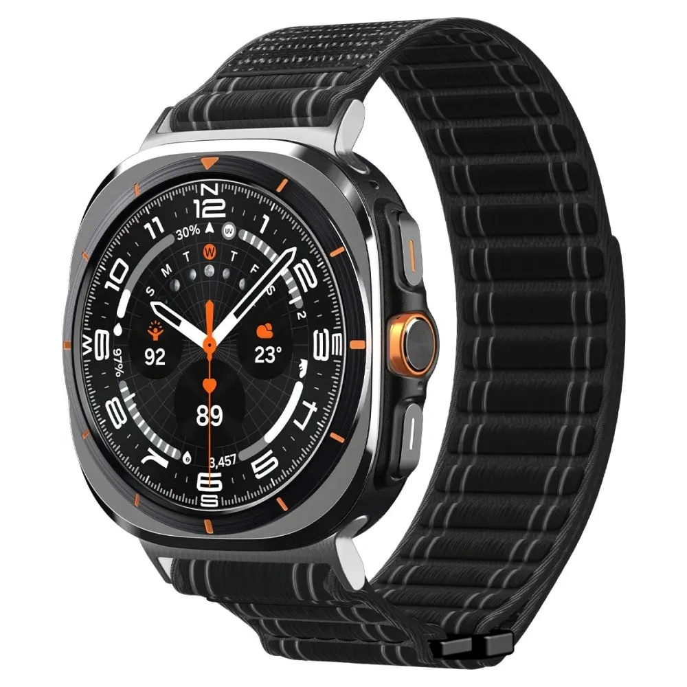 Pasek Spigen WBF0 Band Samsung Galaxy Watch Ultra 2024 / 2025 (47 Mm) Black