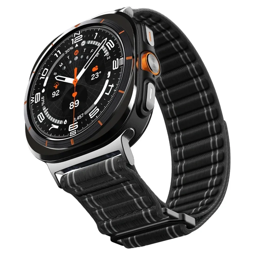 Pasek Spigen WBF0 Band Samsung Galaxy Watch Ultra 2024 / 2025 (47 Mm) Black