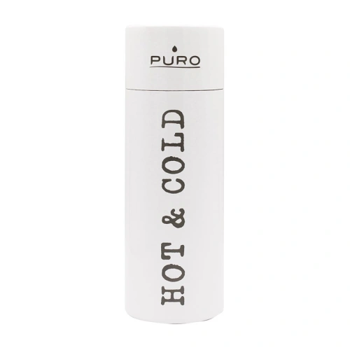 Buy Puro Hot&Cold Thermal Stainless Steel Water Bottle 500ml (White) - PUR183WHT - {ean13} - Home Screen Store Europe