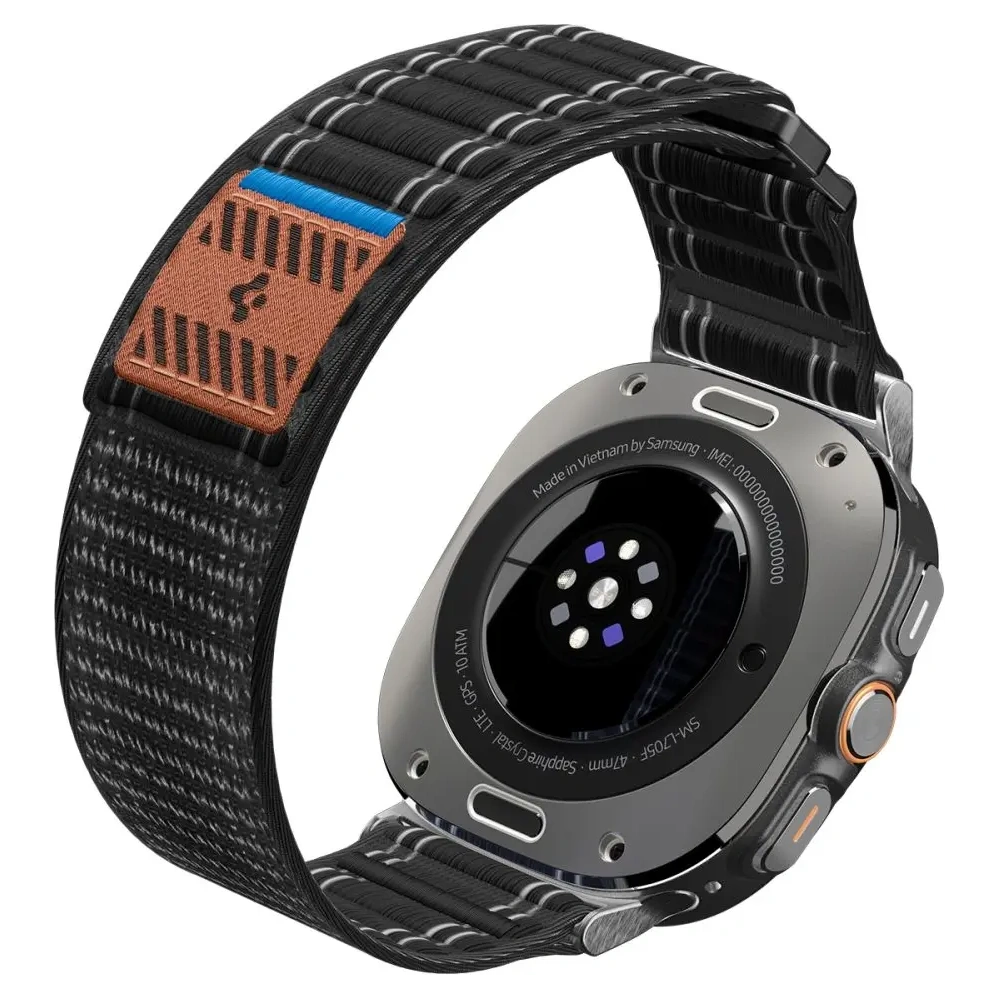 Pasek Spigen WBF0 Band Samsung Galaxy Watch Ultra 2024 / 2025 (47 Mm) Black