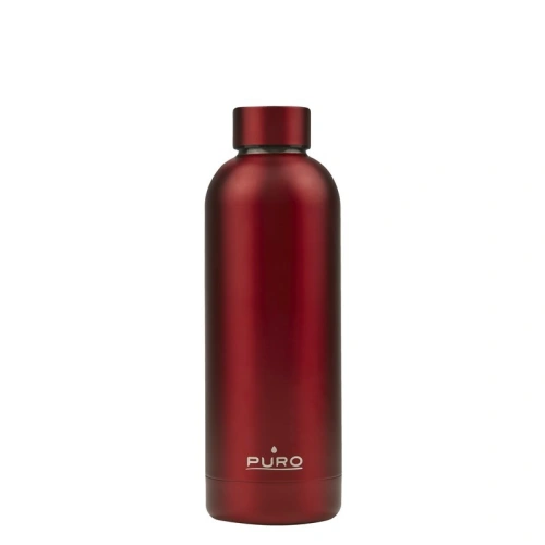 Buy Puro Hot&Cold Thermal Stainless Steel Water Bottle 500ml (Metallic Red) - PUR185RED - {ean13} - Home Screen Store Europe