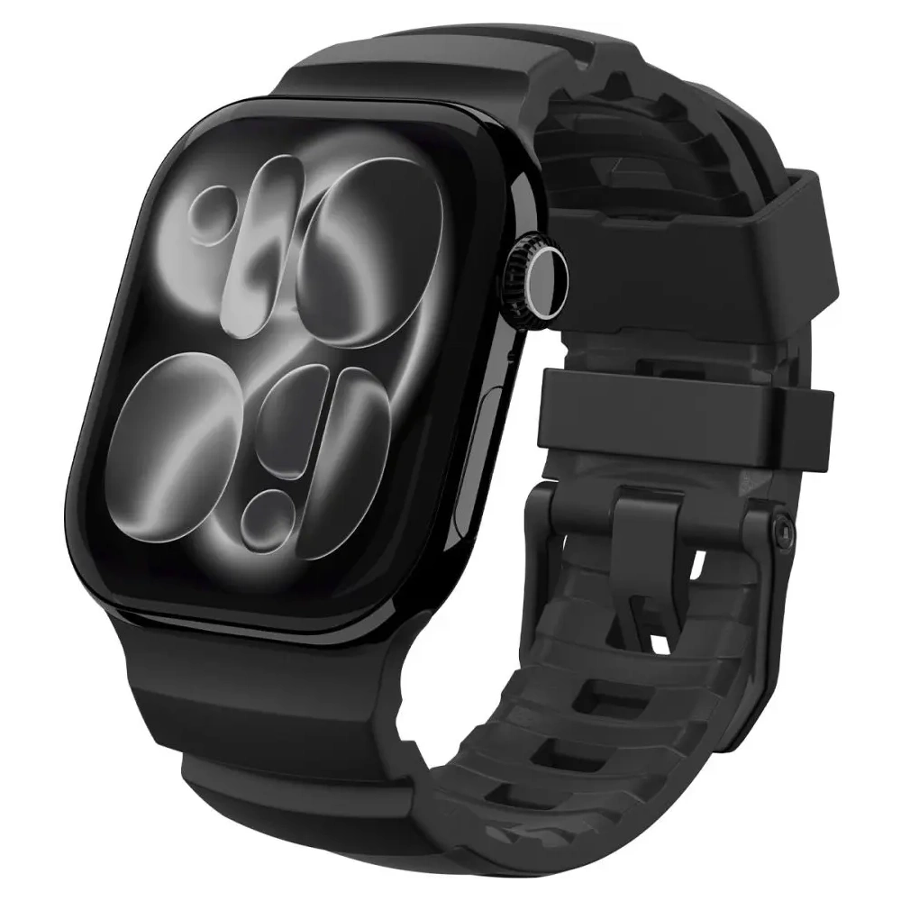 Pasek Spigen WBS2 Band Apple Watch 8 / 9 / 10 / 11 / Se / Ultra (44 / 45 / 46 / 49 Mm) Black