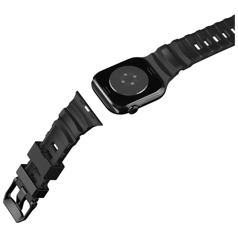 Pasek Spigen WBS2 Band Apple Watch 8 / 9 / 10 / 11 / Se / Ultra (44 / 45 / 46 / 49 Mm) Black