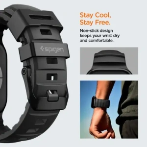 Pasek Spigen WBS2 Band Apple Watch 8 / 9 / 10 / 11 / Se / Ultra (44 / 45 / 46 / 49 Mm) Black Pasek Spigen WBS2 Band Apple Watch 8 / 9 / 10 / 11 / Se / Ultra (44 / 45 / 46 / 49 Mm) Black