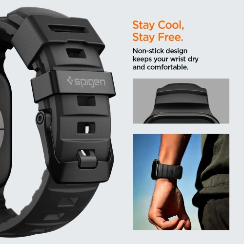 Pasek Spigen WBS2 Band Apple Watch 8 / 9 / 10 / 11 / Se / Ultra (44 / 45 / 46 / 49 Mm) Black Pasek Spigen WBS2 Band Apple Watch 8 / 9 / 10 / 11 / Se / Ultra (44 / 45 / 46 / 49 Mm) Black