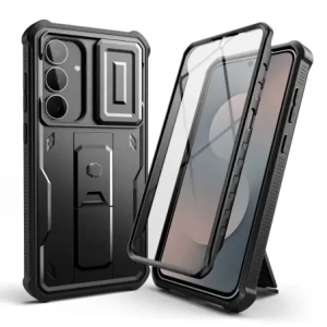 Etui Tech-Protect Flexair Kevlar Cam+ Samsung Galaxy S25 FE Black Etui Tech-Protect Flexair Kevlar Cam+ Samsung Galaxy S25 FE Black