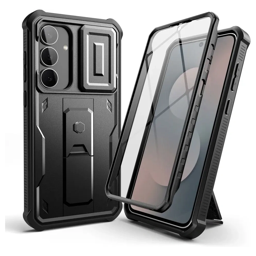 Etui Tech-Protect Flexair Kevlar Cam+ Samsung Galaxy S25 FE Black