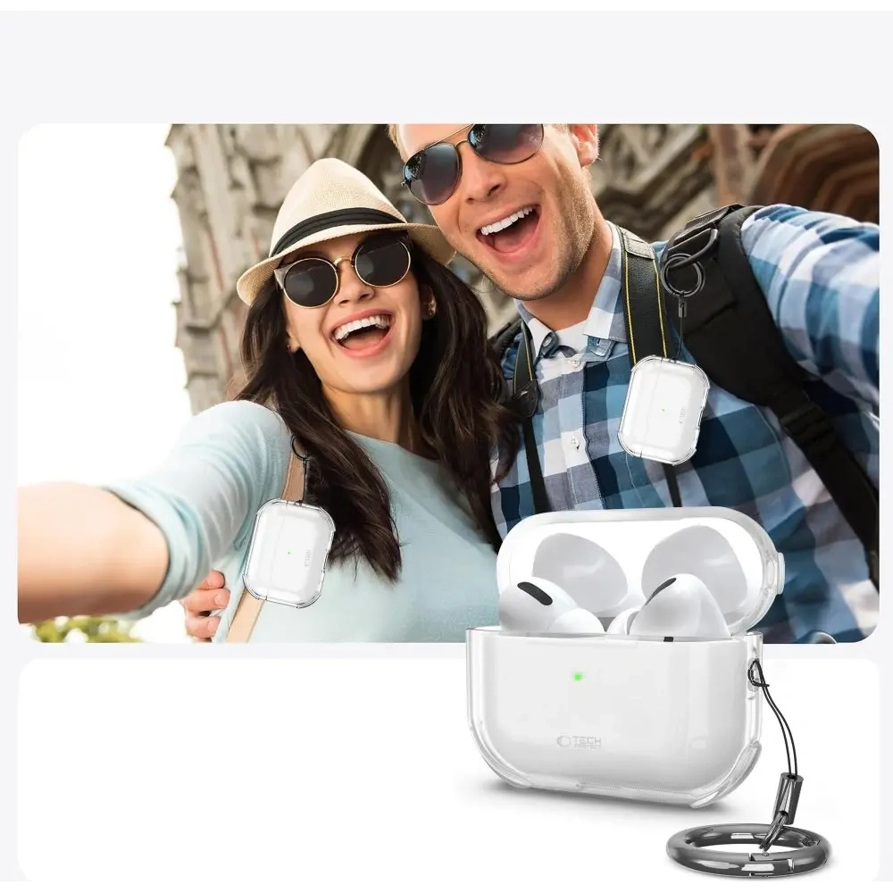 Etui Tech-Protect Flexair Bounce Apple AirPods Pro 3 Clear