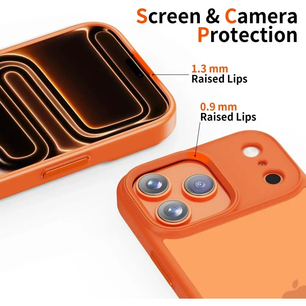 Etui Tech-Protect Flexair Magmat iPhone 17 Pro Max Matte Cosmic Orange