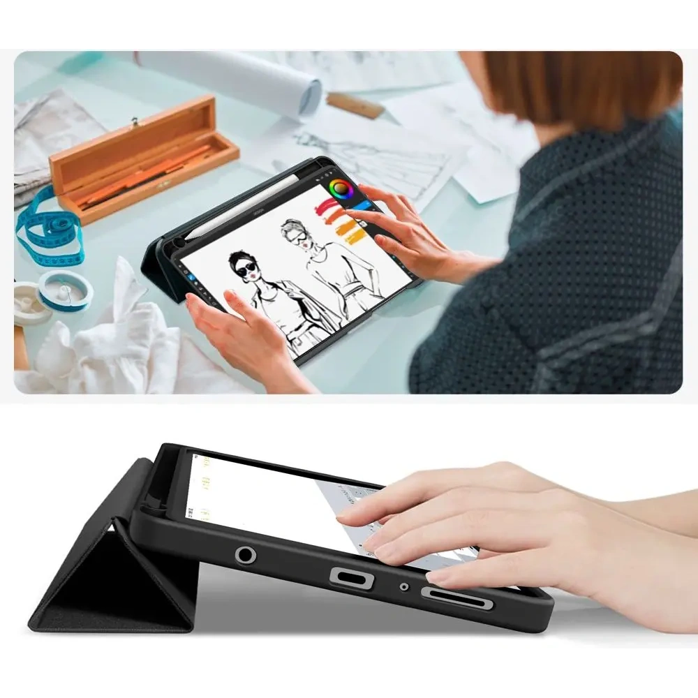 Etui Tech-Protect Flexair Sc Pen Galaxy Tab A9 / A11 8.7 X110 / X115 / X133 / X135 Black