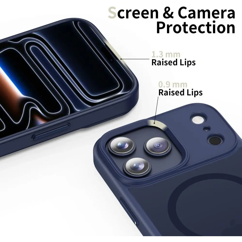 Etui Tech-Protect Flexair Magmat Magsafe iPhone 17 Pro Matte Deep Blue