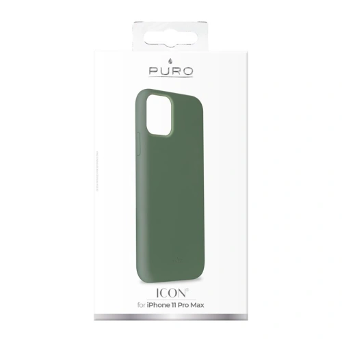 Kup Etui PURO ICON Cover Apple iPhone 11 Pro Max (zöld) - PUR188GRN - {ean13} - Sklep Home Screen
