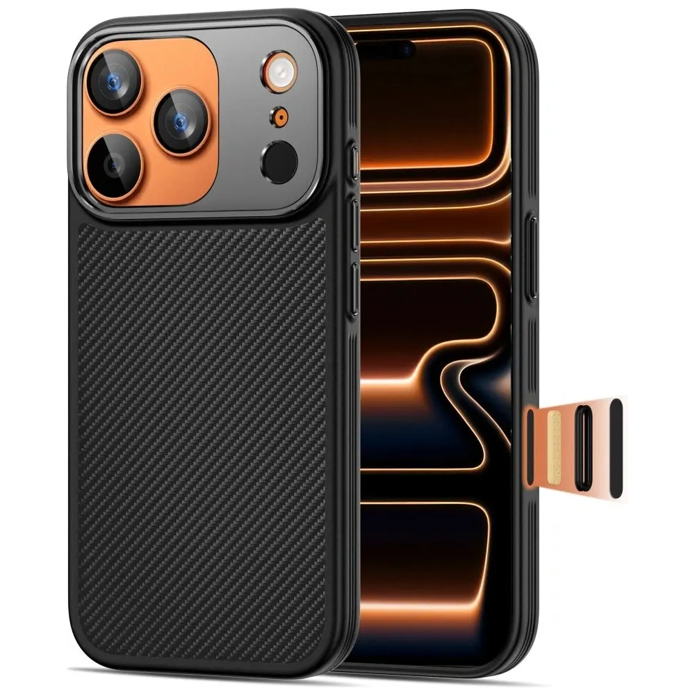 Etui Tech-Protect Flexair Kevlar Aramid Magsafe iPhone 17 Pro Max Black