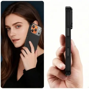 Etui Tech-Protect Flexair Kevlar Aramid Magsafe iPhone 17 Pro Max Black Etui Tech-Protect Flexair Kevlar Aramid Magsafe iPhone 17 Pro Max Black
