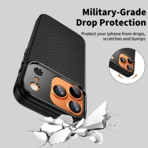 Etui Tech-Protect Flexair Kevlar Aramid Magsafe iPhone 17 Pro Max Black Etui Tech-Protect Flexair Kevlar Aramid Magsafe iPhone 17 Pro Max Black