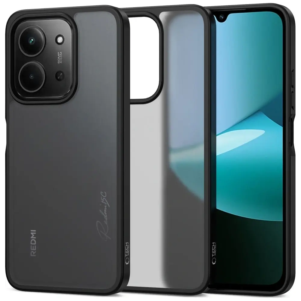 Etui Tech-Protect Flexair Magmat Xiaomi Redmi 15c (173 Mm) / Poco C85 (173 Mm) Matte Black