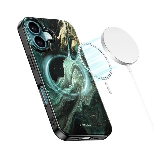 Etui Tech-Protect Flexair Lamano Magsafe iPhone 16 Verde Aura Etui Tech-Protect Flexair Lamano Magsafe iPhone 16 Verde Aura
