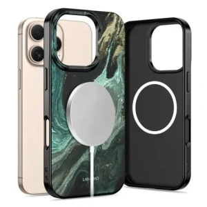 Etui Tech-Protect Flexair Lamano Magsafe iPhone 16 Pro Max Verde Aura Etui Tech-Protect Flexair Lamano Magsafe iPhone 16 Pro Max Verde Aura