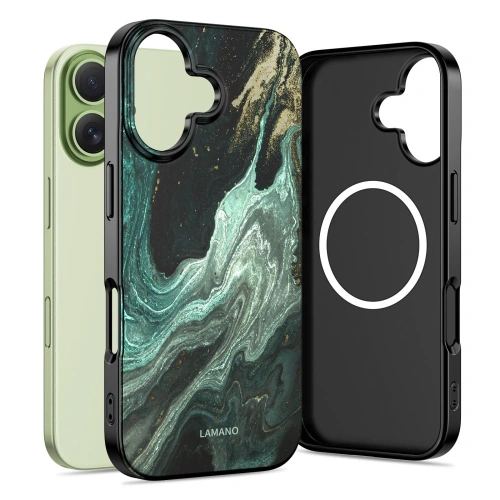 Etui Tech-Protect Flexair Lamano Magsafe iPhone 17 Verde Aura Etui Tech-Protect Flexair Lamano Magsafe iPhone 17 Verde Aura
