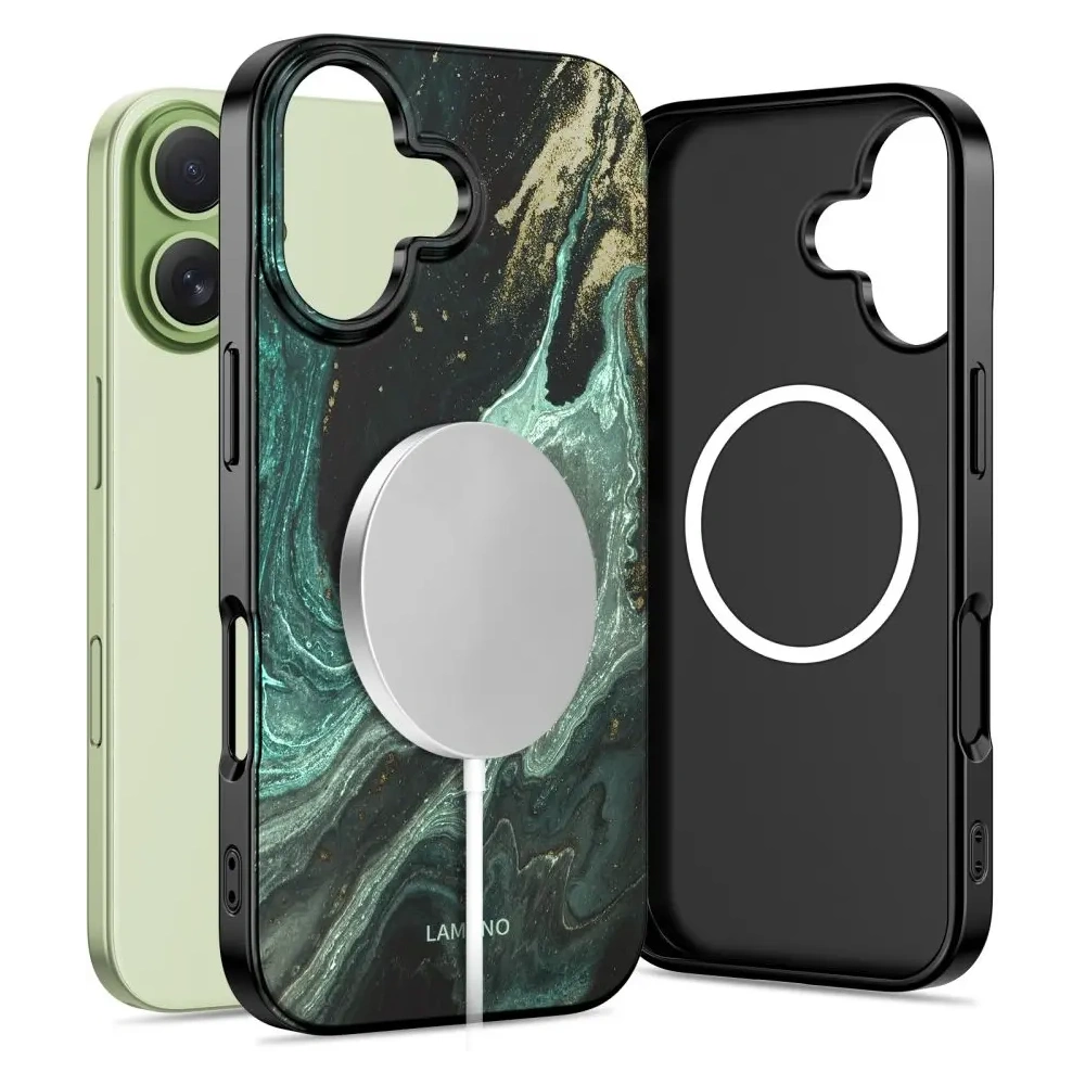 Etui Tech-Protect Flexair Lamano Magsafe iPhone 17 Verde Aura