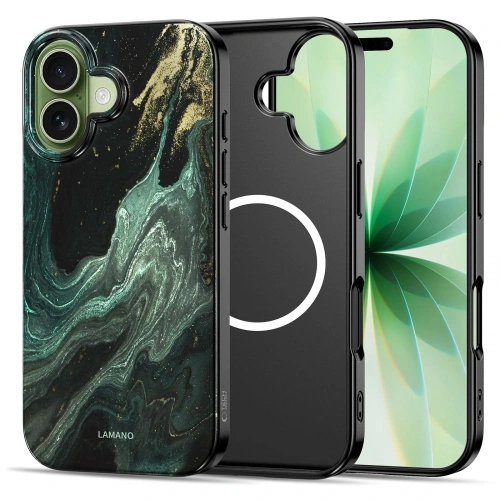 Etui Tech-Protect Flexair Lamano Magsafe iPhone 17 Verde Aura Etui Tech-Protect Flexair Lamano Magsafe iPhone 17 Verde Aura