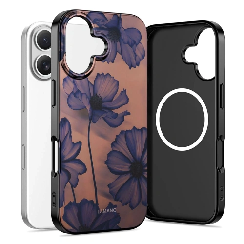 Etui Tech-Protect Flexair Lamano Magsafe iPhone 17 Velvet Night Etui Tech-Protect Flexair Lamano Magsafe iPhone 17 Velvet Night