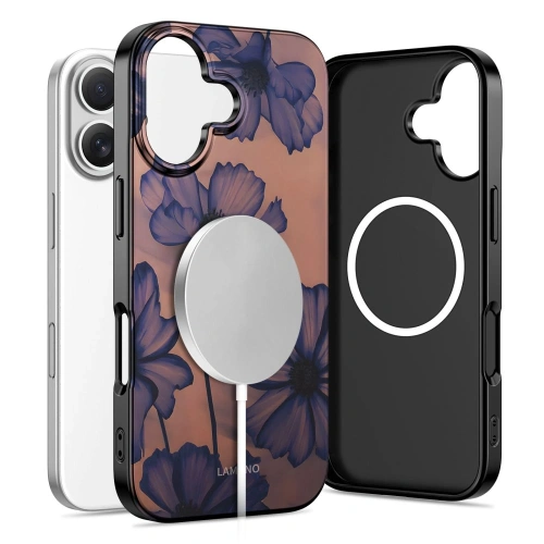 Etui Tech-Protect Flexair Lamano Magsafe iPhone 17 Velvet Night Etui Tech-Protect Flexair Lamano Magsafe iPhone 17 Velvet Night
