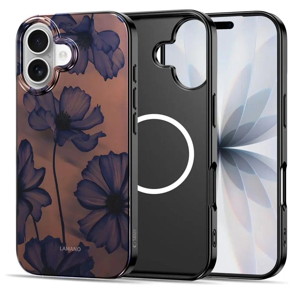 Etui Tech-Protect Flexair Lamano Magsafe iPhone 17 Velvet Night