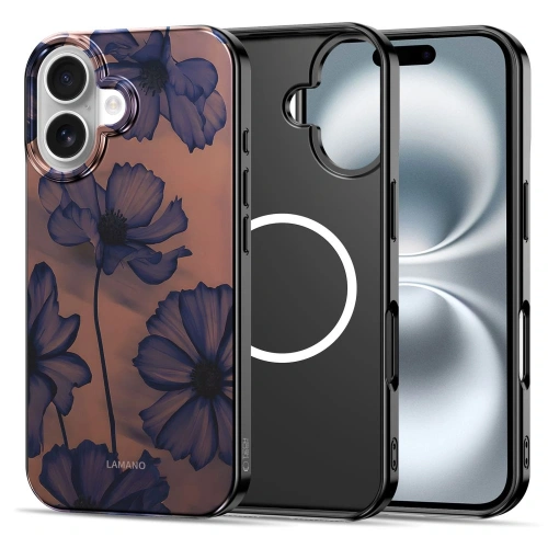 Etui Tech-Protect Flexair Lamano Magsafe iPhone 16 Velvet Night Etui Tech-Protect Flexair Lamano Magsafe iPhone 16 Velvet Night