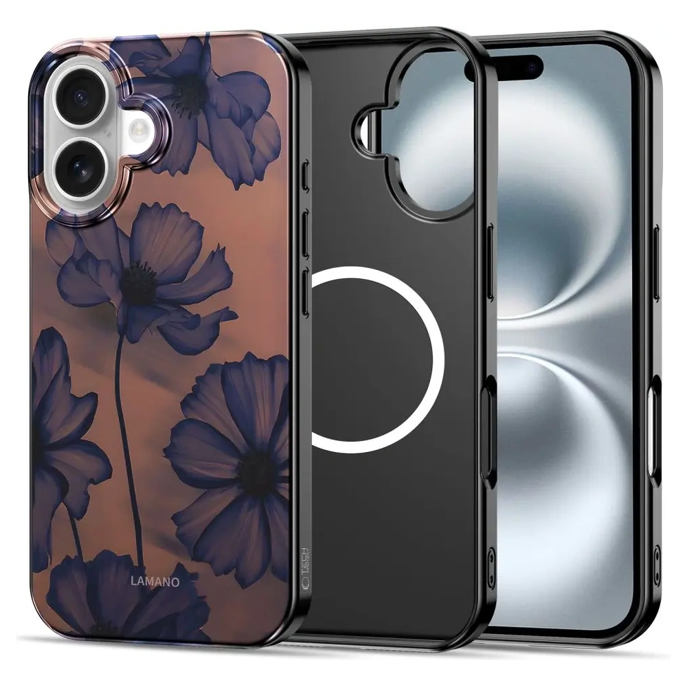 Etui Tech-Protect Flexair Lamano Magsafe iPhone 16 Velvet Night