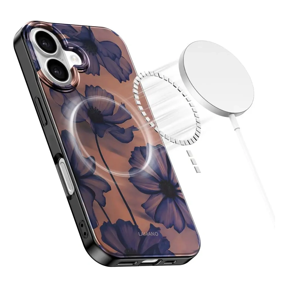 Etui Tech-Protect Flexair Lamano Magsafe iPhone 16 Velvet Night