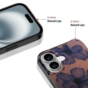 Etui Tech-Protect Flexair Lamano Magsafe iPhone 16 Velvet Night Etui Tech-Protect Flexair Lamano Magsafe iPhone 16 Velvet Night