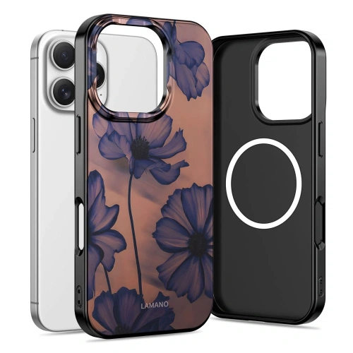 Etui Tech-Protect Flexair Lamano Magsafe iPhone 16 Pro Velvet Night Etui Tech-Protect Flexair Lamano Magsafe iPhone 16 Pro Velvet Night