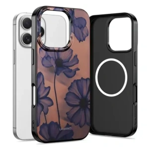 Etui Tech-Protect Flexair Lamano Magsafe iPhone 16 Pro Max Velvet Night Etui Tech-Protect Flexair Lamano Magsafe iPhone 16 Pro Max Velvet Night