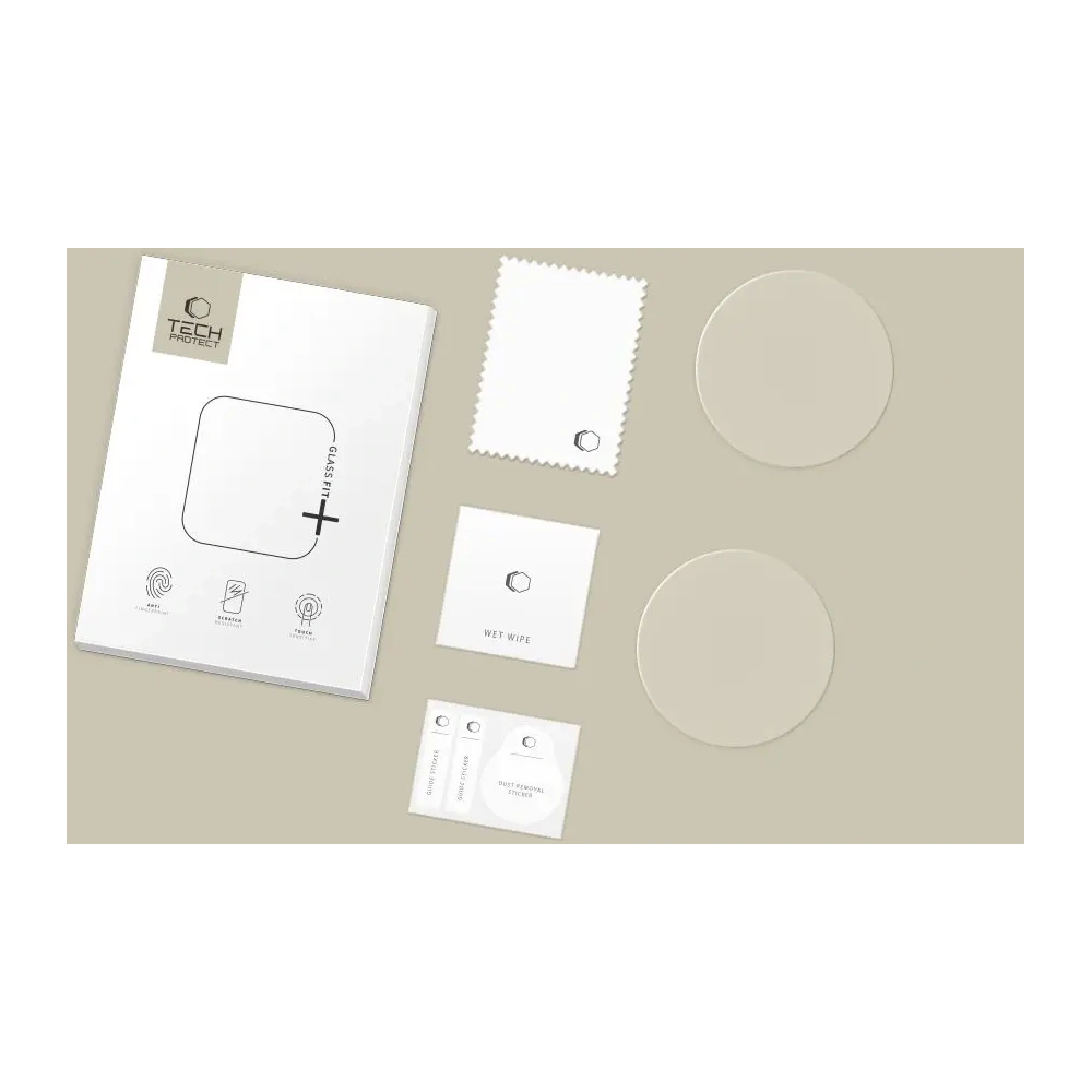 Szkło Hartowane Etui Tech-Protect Flexair Glass Fit+ 2-pack Xiaomi Watch S4 (41 Mm) Clear