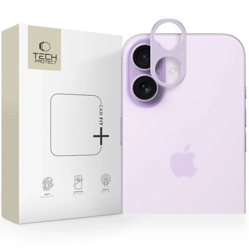 Osłona Aparatu Nakładka na aparat Etui Tech-Protect Flexair Camalloy Fit+ iPhone 17 Lavender Osłona Aparatu Nakładka na aparat Etui Tech-Protect Flexair Camalloy Fit+ iPhone 17 Lavender