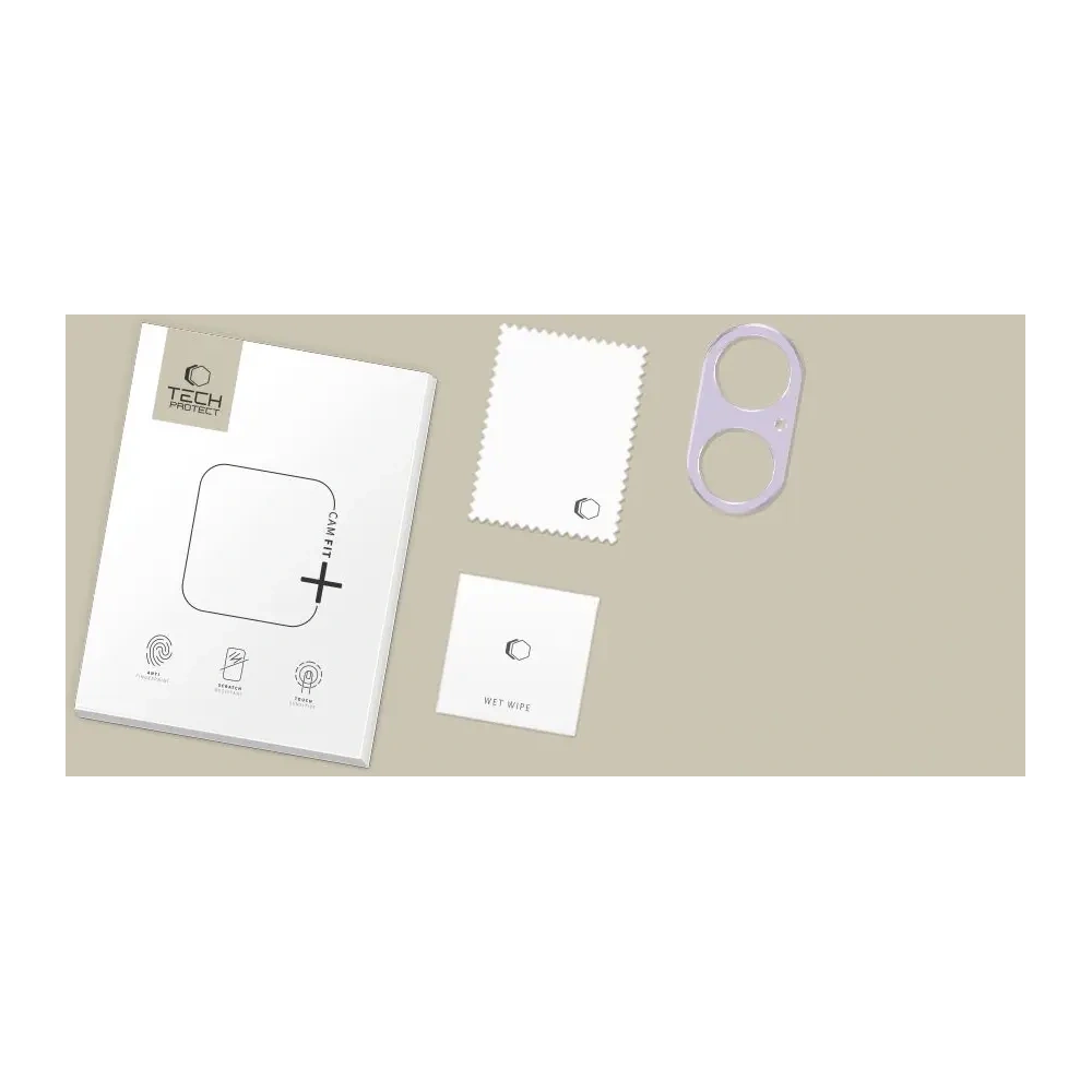 Osłona Aparatu Nakładka na aparat Etui Tech-Protect Flexair Camalloy Fit+ iPhone 17 Lavender