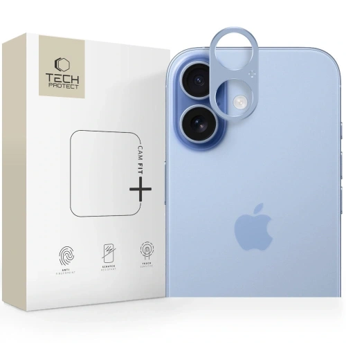 Osłona Aparatu Nakładka na aparat Etui Tech-Protect Flexair Camalloy Fit+ iPhone 17 Mist Blue Osłona Aparatu Nakładka na aparat Etui Tech-Protect Flexair Camalloy Fit+ iPhone 17 Mist Blue