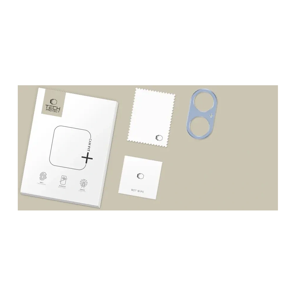 Osłona Aparatu Nakładka na aparat Etui Tech-Protect Flexair Camalloy Fit+ iPhone 17 Mist Blue