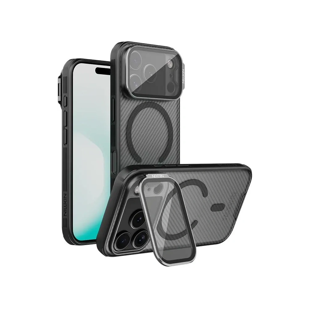 Etui Nillkin Camshield Pro z osłoną aparatup Magnetic Case iPhone 17 Pro Black / Czarny