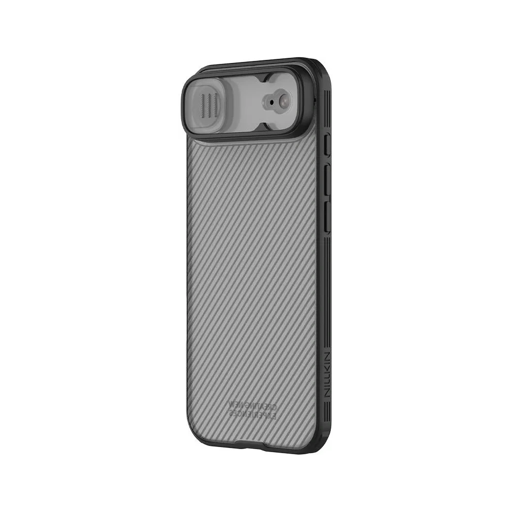 Etui Nillkin Camshield Pro z osłoną aparatu iPhone 17 Air Transparent Black / Przezroczysty Czarny