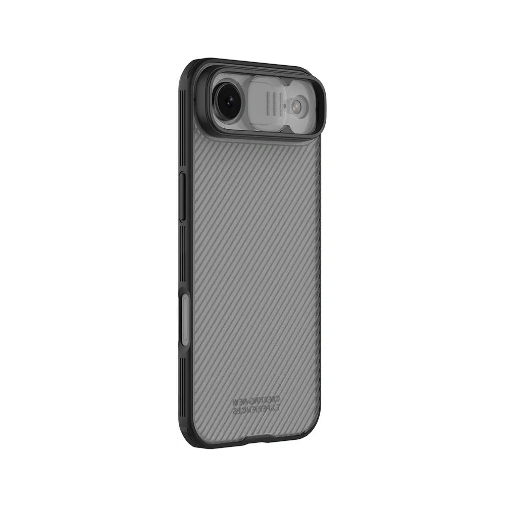 Etui Nillkin Camshield Pro z osłoną aparatu iPhone 17 Air Transparent Black / Przezroczysty Czarny