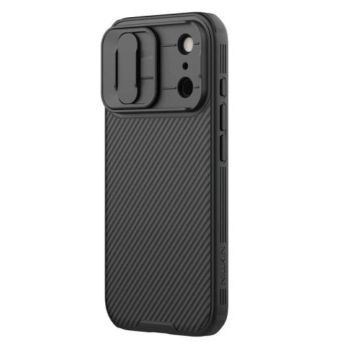 Etui Nillkin Camshield Pro z osłoną aparatu iPhone 17 Pro Black / Czarny Etui Nillkin Camshield Pro z osłoną aparatu iPhone 17 Pro Black / Czarny