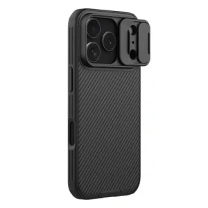 Etui Nillkin Camshield Pro z osłoną aparatu iPhone 17 Pro Black / Czarny Etui Nillkin Camshield Pro z osłoną aparatu iPhone 17 Pro Black / Czarny