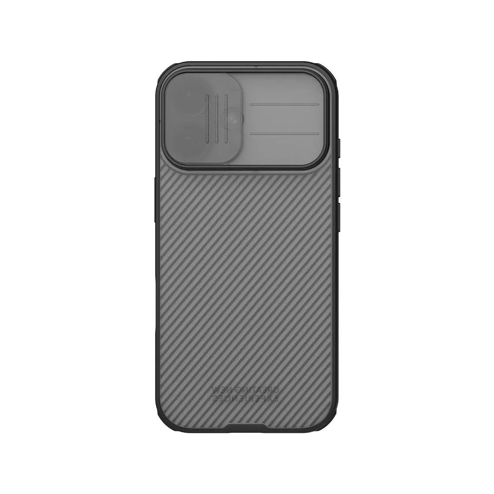 Etui Nillkin Camshield Pro z osłoną aparatu iPhone 17 Pro Transparent Black / Przezroczysty Czarny
